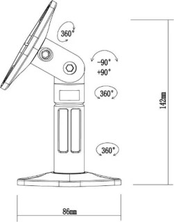 M Speaker Wallmount White 5-pack