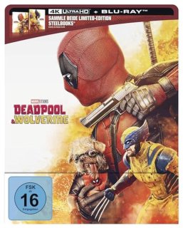 De Marvel Deadpool & Wolverine UHD Blu-ray Steelbook in één oogopslag