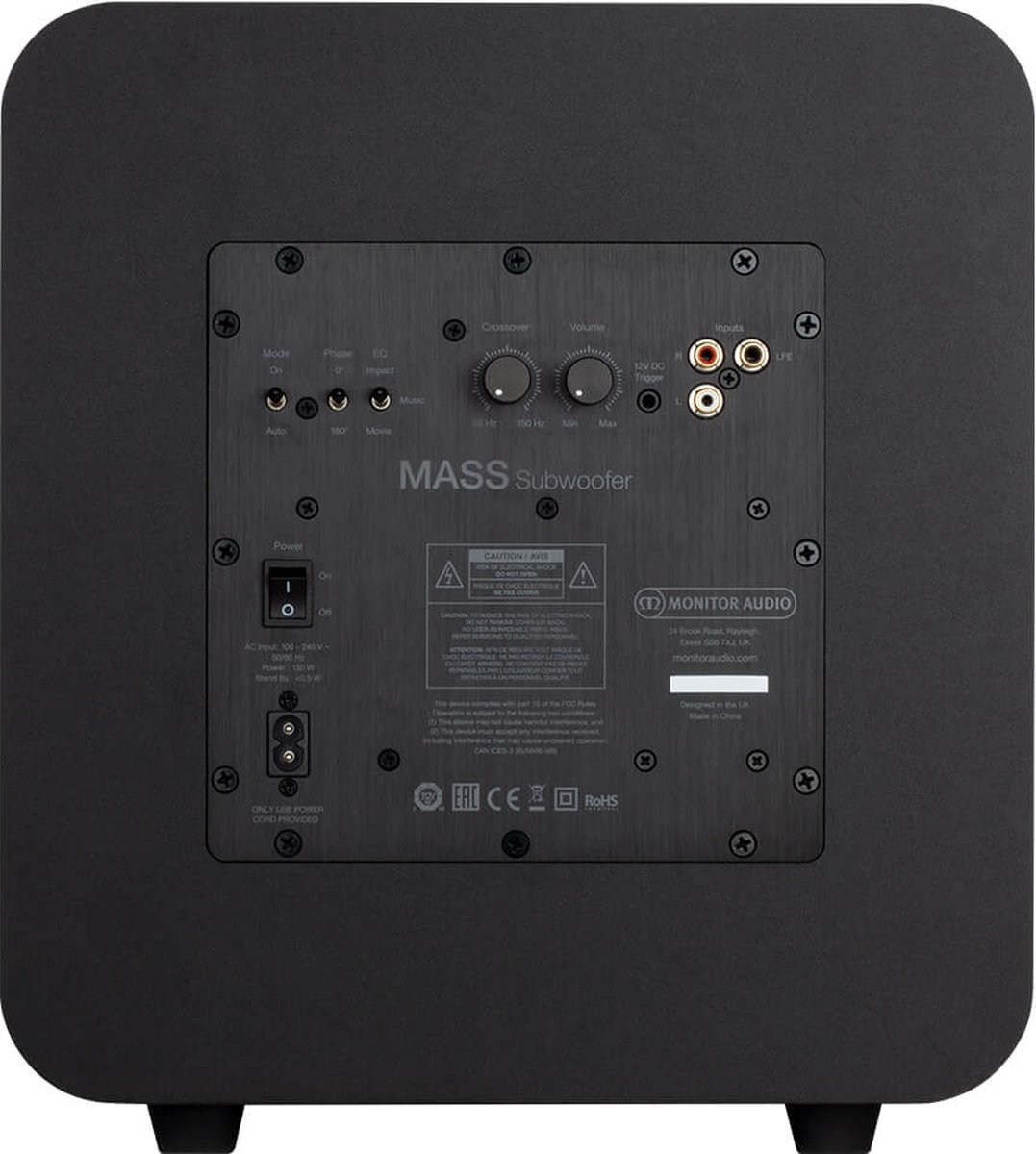 Monitor Audio Mass 5.1 2G Zwart Compacte Surround Set