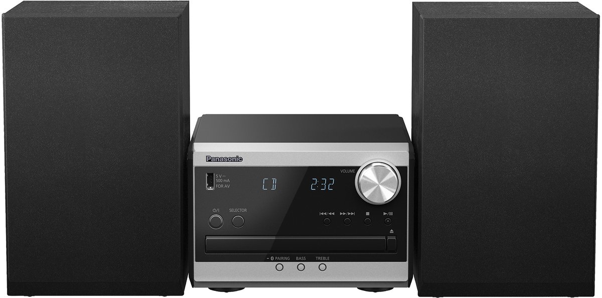 Panasonic SC-PM272 Home audio-microsysteem zilver
