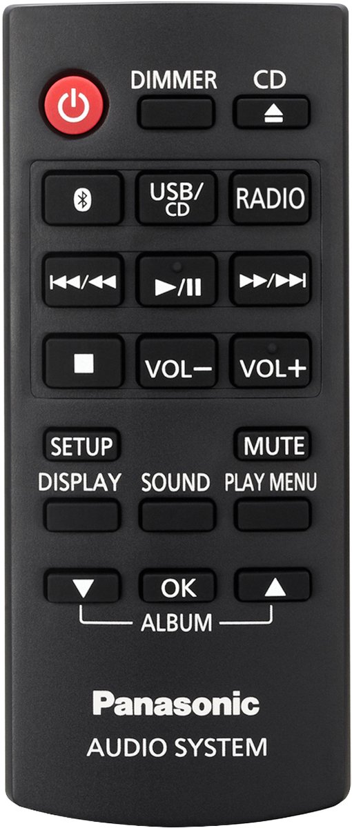 Panasonic SC-PM272 Home Audio Microsysteem Zwart