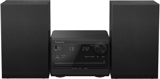 Panasonic SC-PM272 Home Audio Microsysteem Zwart