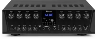 Power Dynamics multiroom 8-zone versterker met 16 speakers en DAB tuner