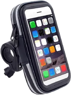Reflecterende steun voor fietsstuur en draaibare waterdichte motorfiets 360° voor GONEX NEX 5 (2020) - Zwart