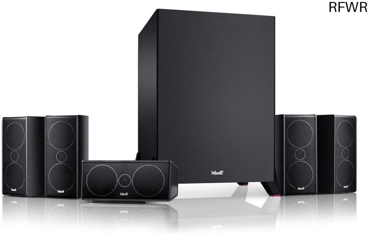 De RFWR 5.1 Home Cinema Luidsprekers Set Zwart in één oogopslag