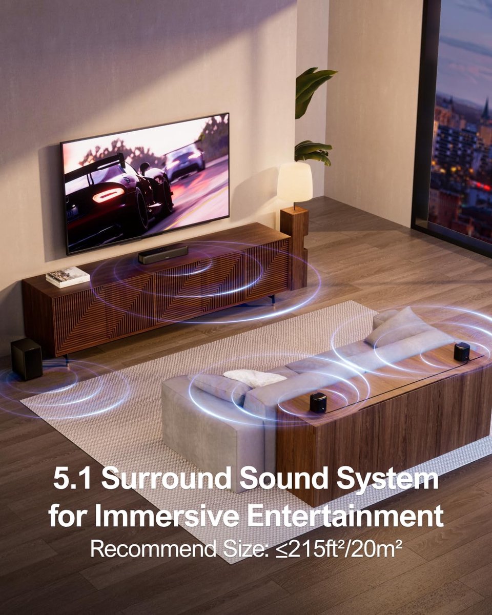 Wat vinden we goed aan de RFWR 5.1 Home Theater Soundbar en Subwoofer Set