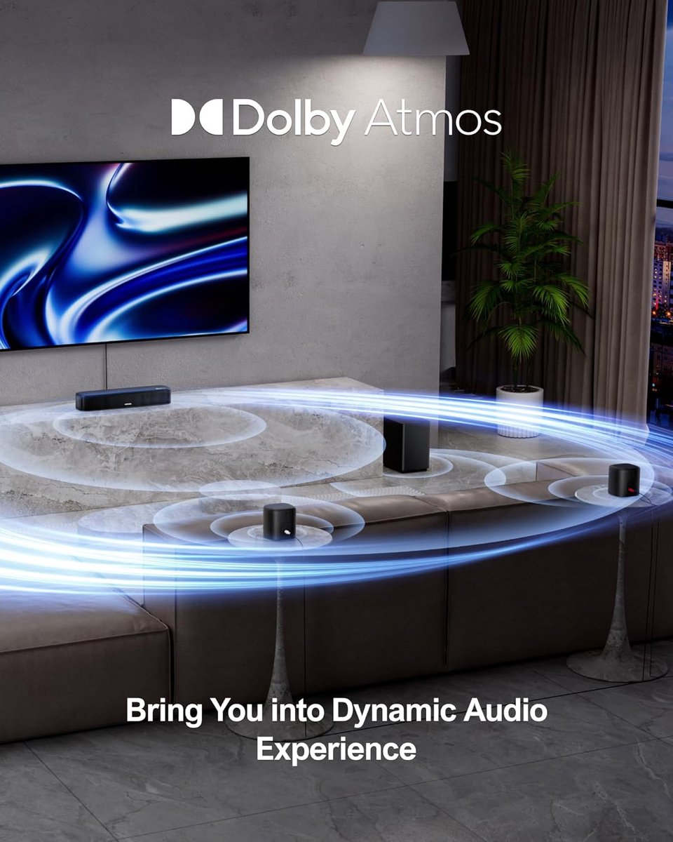 Wat vinden we goed aan de RFWR® Surround Sound-systeem 5.1 Inch Dolby Atmos