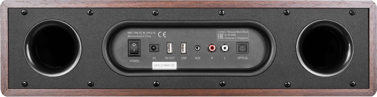 Richard & Anthony Genesis Wood Bluetooth speaker
