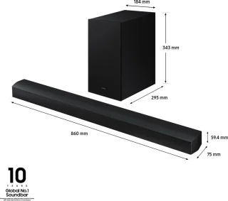 Samsung HW-B650D Soundbar Zwart