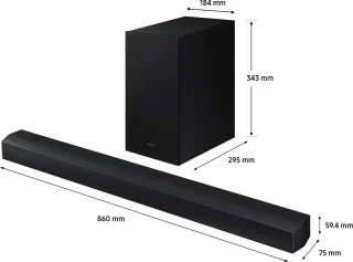 Samsung HW-B650D Soundbar Zwart