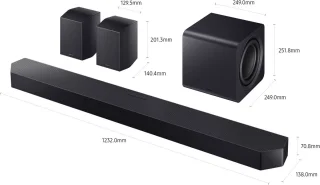 Samsung HW-Q990F/ZF soundbar Zwart