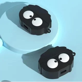 Schattig, grappig, cartoon, TPU, siliconen, beschermhoesje met sleutelring, voor dames en heren, briquette