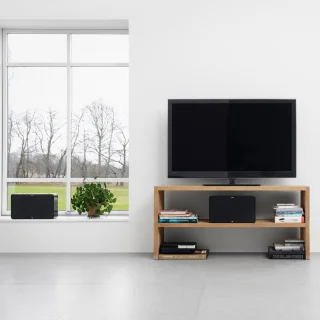 Set van 2 3-weg Surroundspeakers Wit