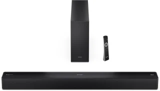 Wat vinden we goed aan de Soundbar Systeem 80 cm Zwart