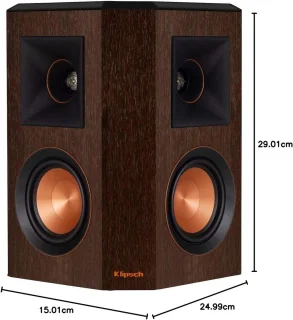 Surround Speakerset Walnoot