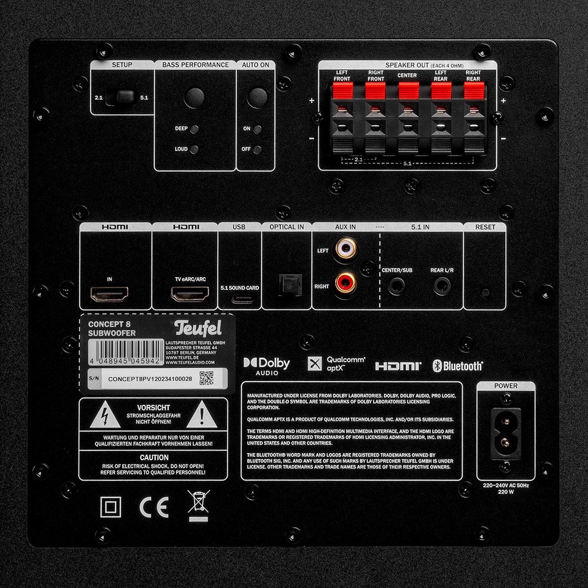 Teufel CONSONO 25 CONCEPT 2.1-systeem zwart
