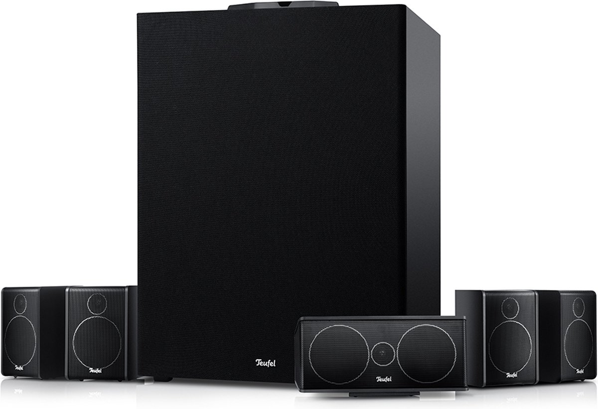Teufel CONSONO 25 Surround Power Edition 5.1 set zwart