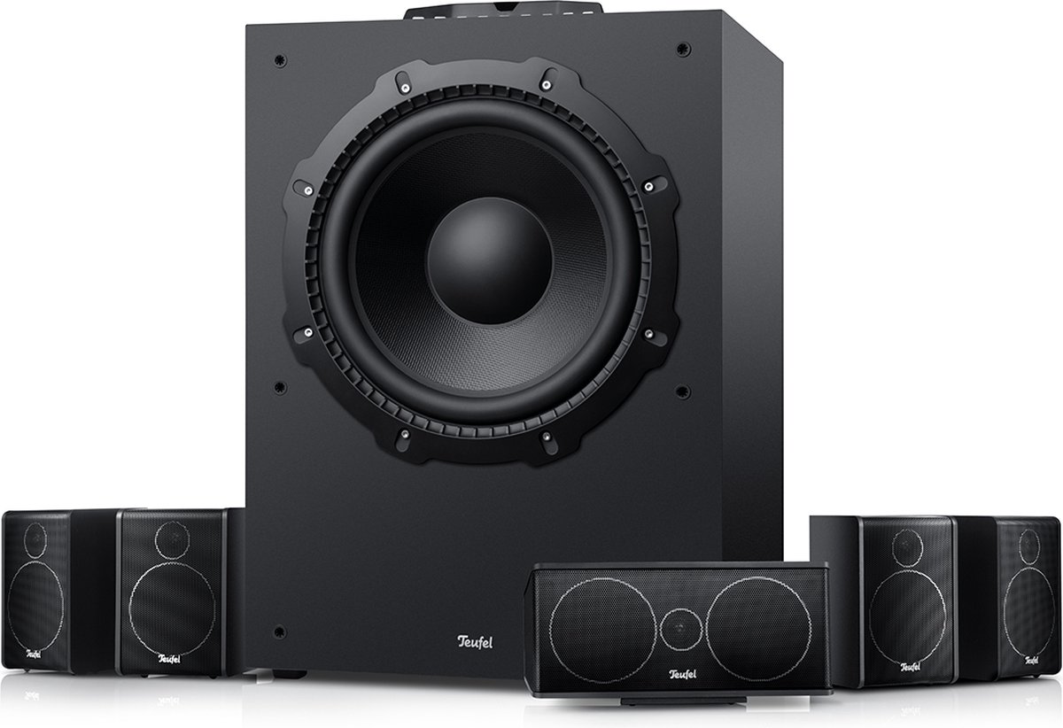 Teufel CONSONO 25 Surround Power Edition 5.1 set zwart