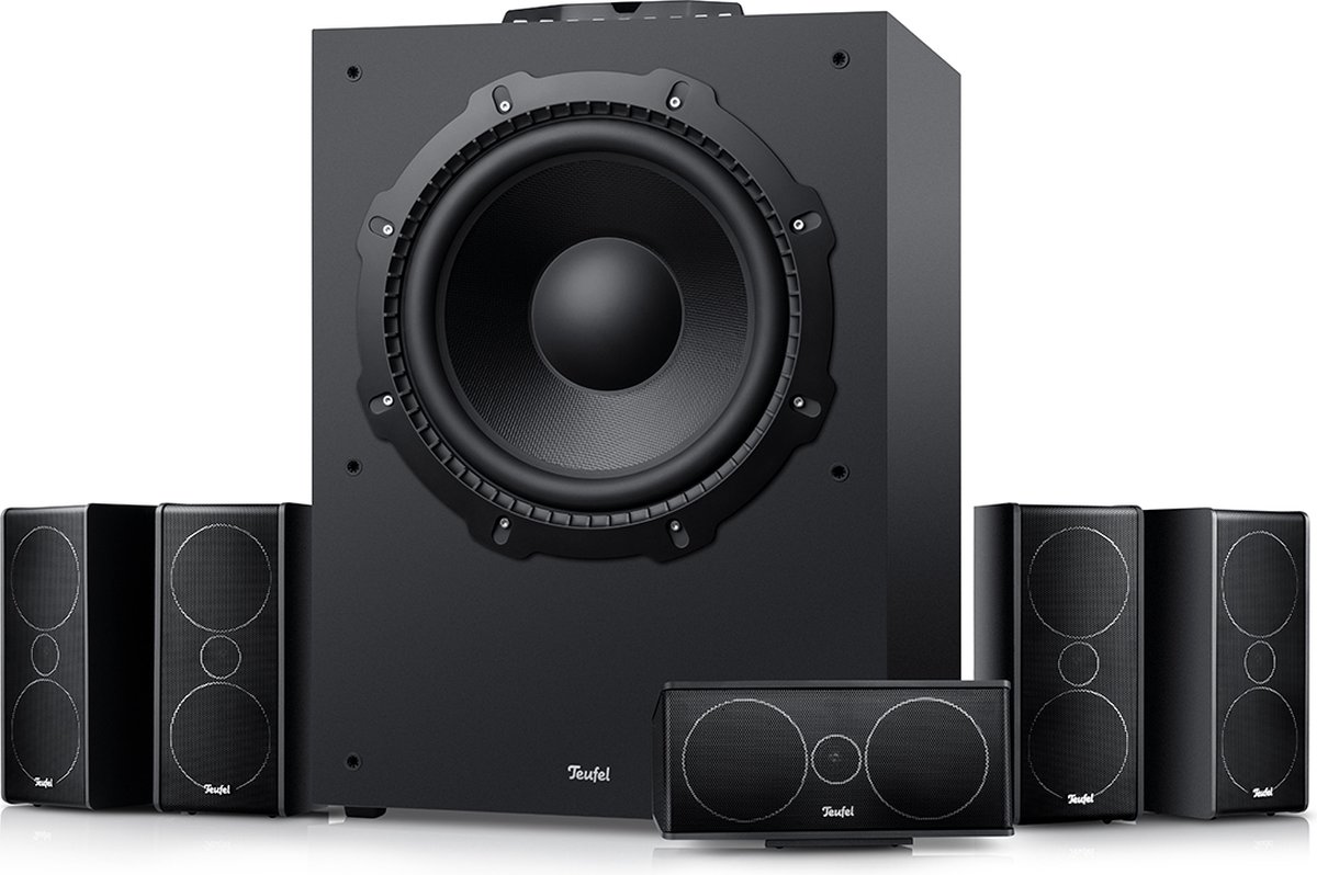 Teufel CONSONO 35 CONCEPT Surround Power Edition 5.1 set zwart