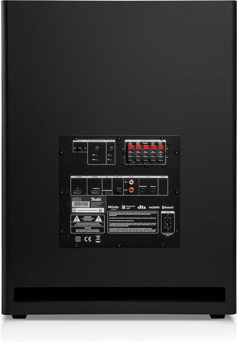 Teufel CONSONO 35 CONCEPT Surround Power Edition 5.1 set zwart