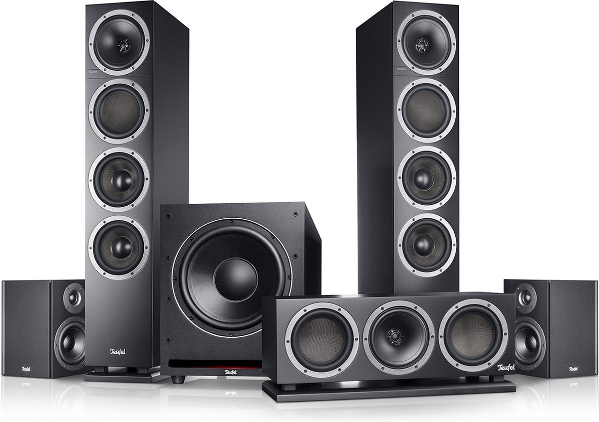 Teufel THEATER 500 Surround 5.1 Set zwart