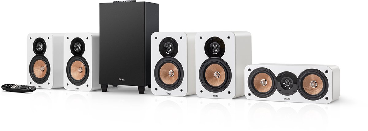 De Teufel ULTIMA 20 CONCEPT Surround 5.1 Systeem wit in één oogopslag