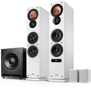 De Teufel Ultima 40 Active 3 Club Edition 4.1 surroundsysteem - wit in één oogopslag