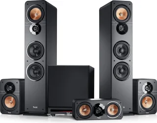 Teufel ULTIMA 40 Surround Power Edition 5.1 Set zwart