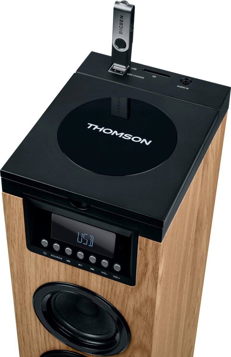 Thomson Cosy Multimedia Speaker met CD-speler Zwart