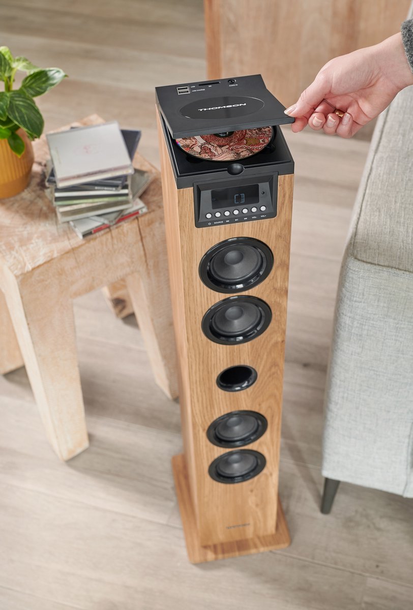 Thomson Cosy Multimedia Speaker met CD-speler Zwart