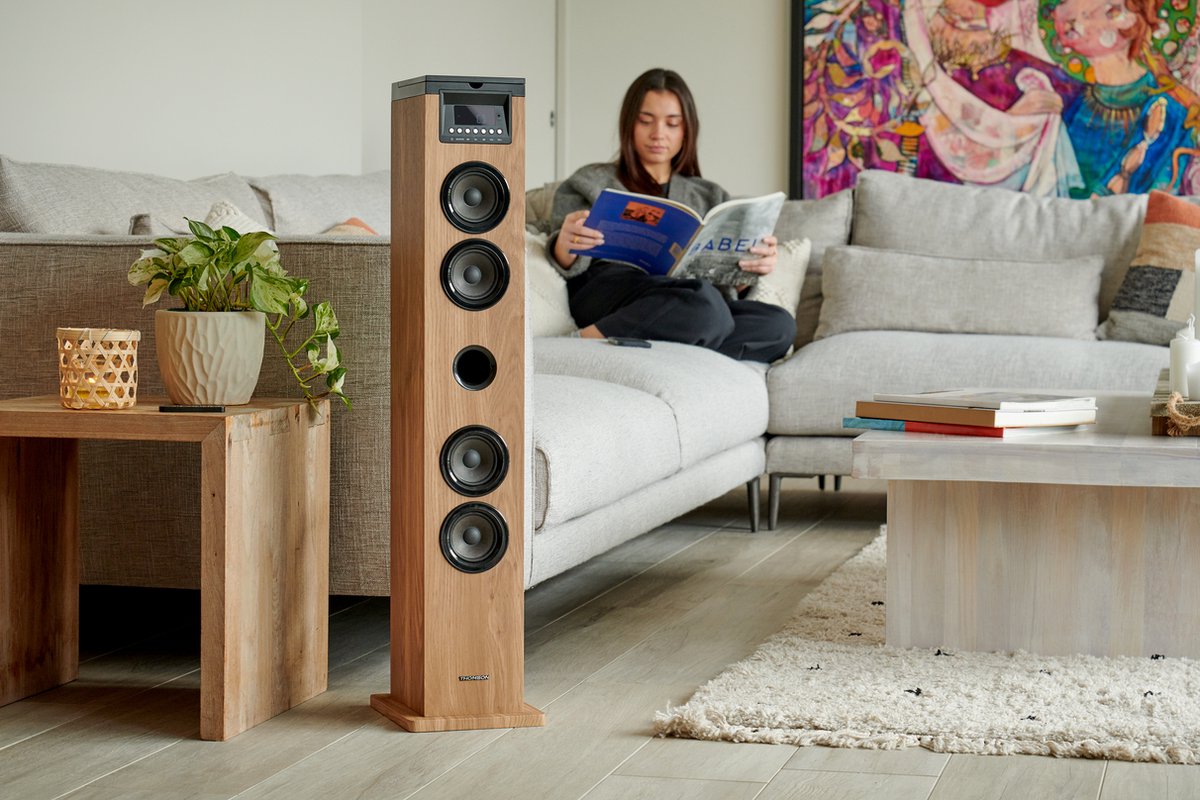 Thomson Cosy Multimedia Speaker met CD-speler Zwart