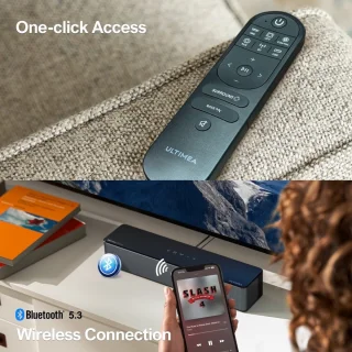 Ultimea Poseidon D60 Soundbar + Subwoofer Kit