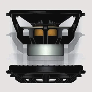 Ultra dunne center speaker voor home cinema