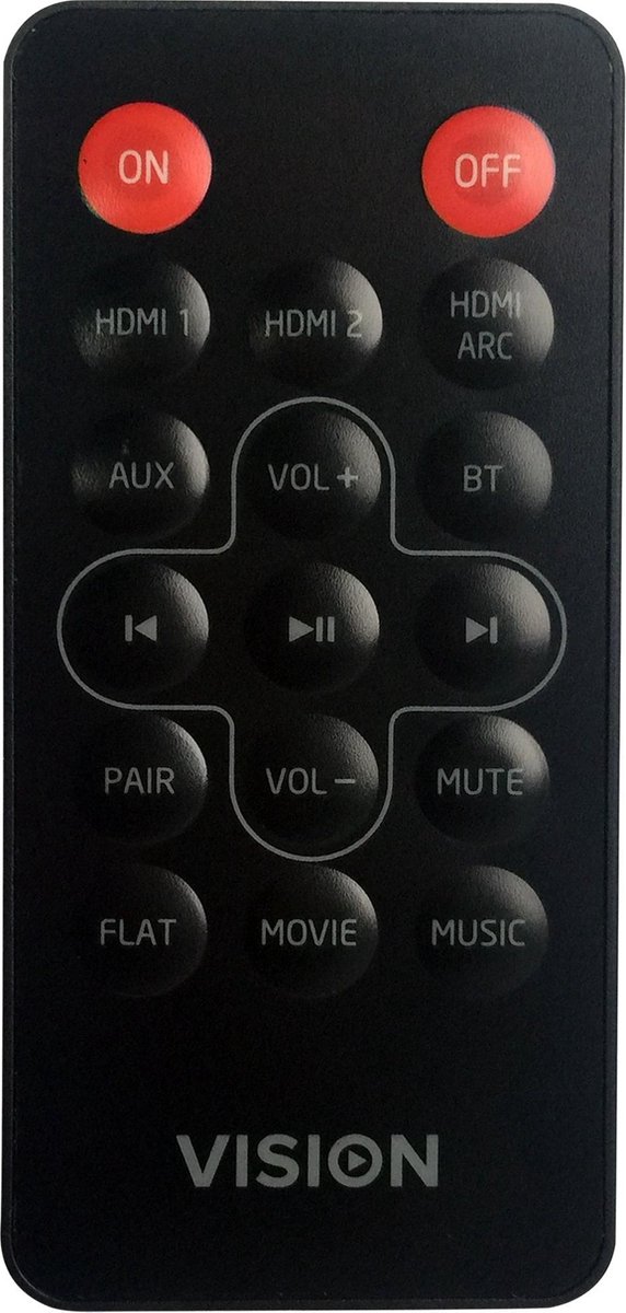 Vision SB-1900P soundbar 100W zwart