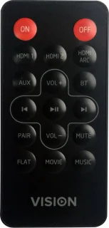 Vision SB-1900P soundbar 100W zwart