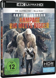 Wat vinden we goed aan de Warner Bros. Rampage - 4K Ultra HD + Blu-ray
