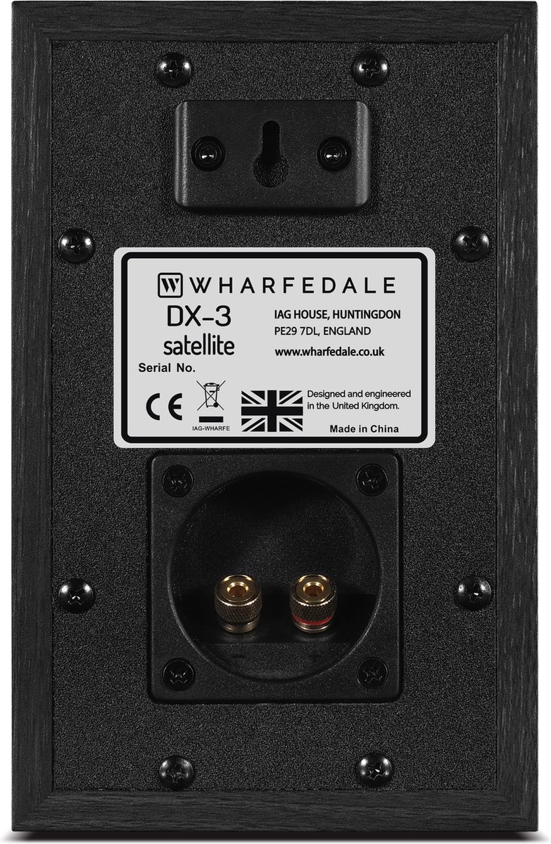 Wharfedale DX-3 5.1 Surround Sound Systeem Zwart