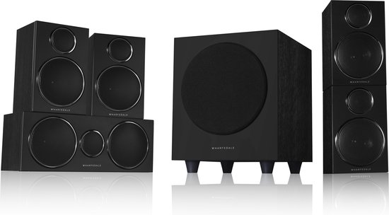 Wharfedale DX-3 5.1 Surround Sound Systeem Zwart