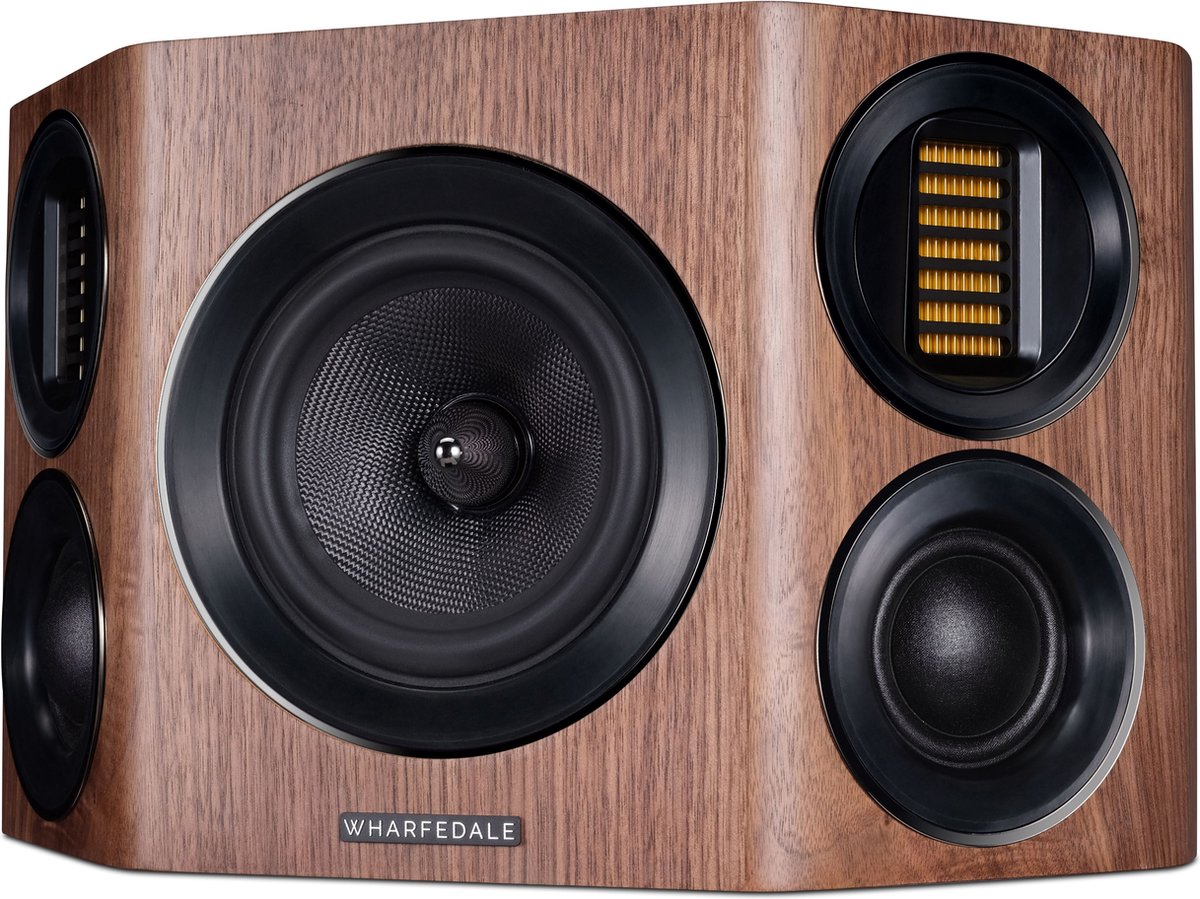 Wharfedale EVO 4S Surround Luidsprekers Walnoot Paar