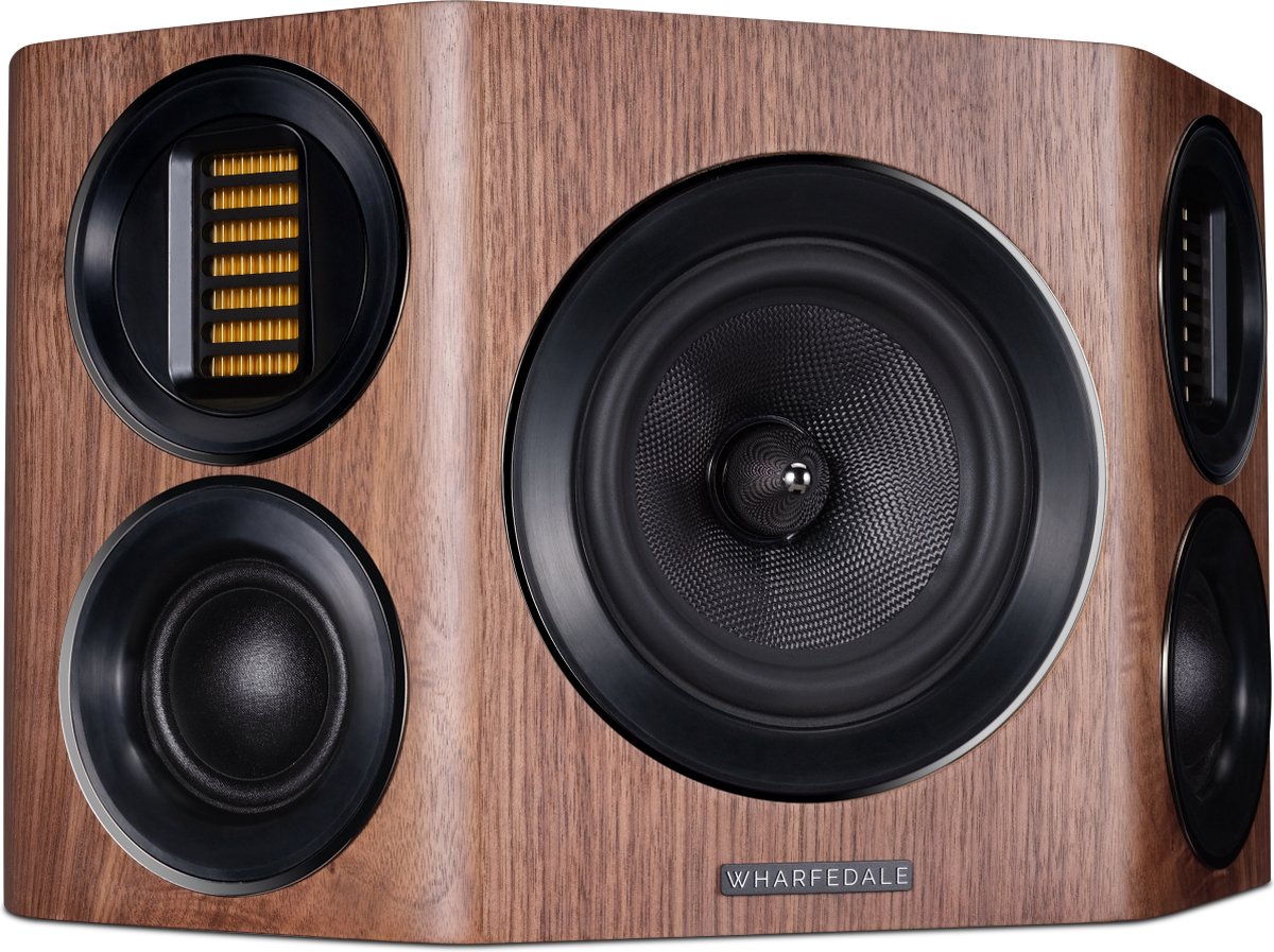 Wharfedale EVO 4S Surround Luidsprekers Walnoot Paar