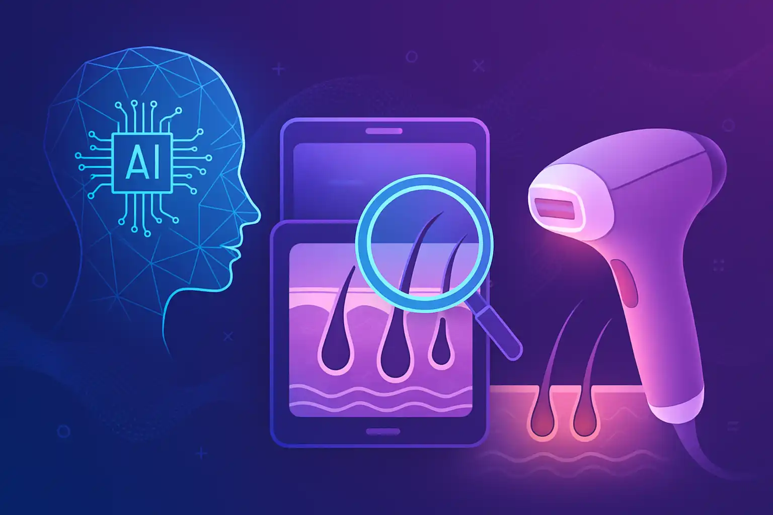 AI-huidscans en IPL: hoe slimme algoritmes je ontharingsresultaten kunnen verbeteren