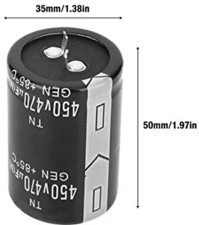 Hoogspannings Aluminium Elektrolytische Condensator 450V 470μF - Set van 4