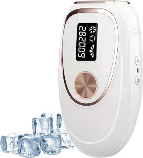 De Laser Ontharingsapparaat IPL - Pijnloos & Langdurig - Epileerapparaat voor Mannen en Vrouwen - 999.900 Flitsen - Incl. Beschermbril & Scheermesje - 5 Flash Intensiteiten in één oogopslag