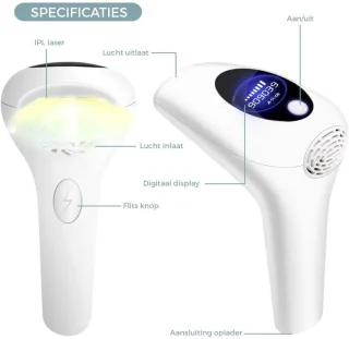 MKSS® Laser Ontharingsapparaat - IPL Ontharing - Mannen & Vrouwen - Wit