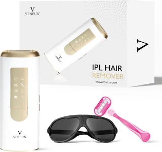 VENEUX® Laser Ontharingsapparaat - Ontharingsapparaten - Ontharing - IPL - Wit