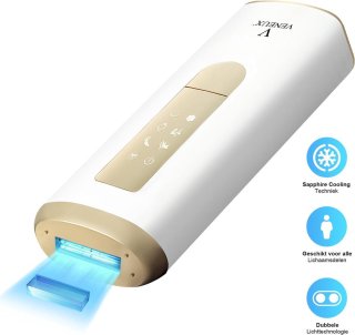 De VENEUX® Laser Ontharingsapparaat - Ontharingsapparaten - Ontharing - IPL - Wit in één oogopslag