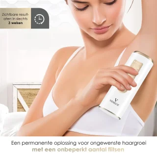VENEUX® Laser Ontharingsapparaat - Ontharingsapparaten - Ontharing - IPL - Wit