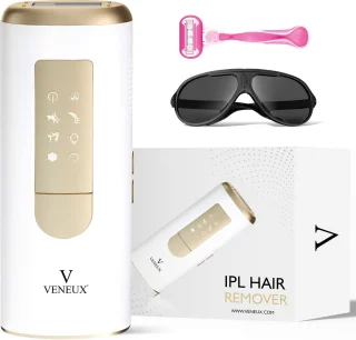 VENEUX® Laser Ontharingsapparaat - Ontharingsapparaten - Ontharing - IPL - Wit