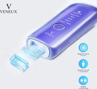 VENEUX® Laser Ontharingsapparaat - Ontharingsapparaten - Ontharing - IPL - Paars
