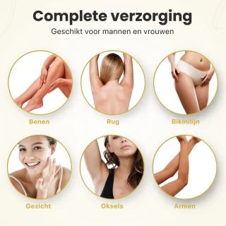 Nawy® IPL Laser Ontharingsapparaat - Epileerapparaat Dames - Laser Ontharing - Pijnloos Ontharen met Ice Cooling - Permanente Ontharing voor alle Lichaamsdelen - voor Mannen en Vrouwen - 990.000 Flitsen - Inclusief Beschermbril en Scheermes